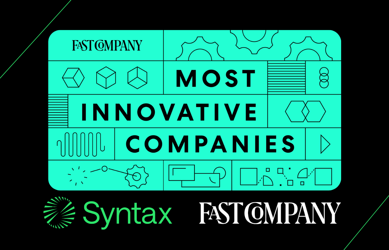 Syntax and Mansueto Ventures Launch the Fast Company Most Innovative Companies US-Listed Index on SmartX